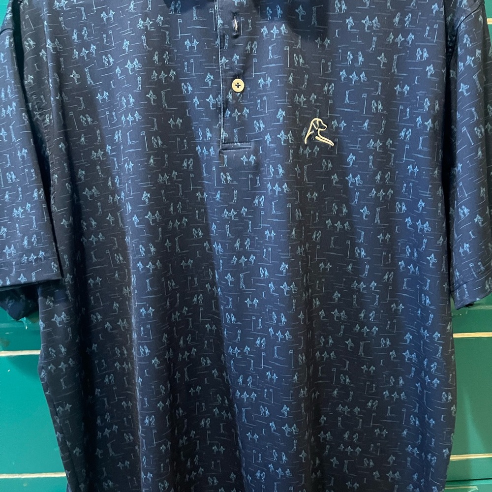 Rhoback Men's Blue Polo Shirt